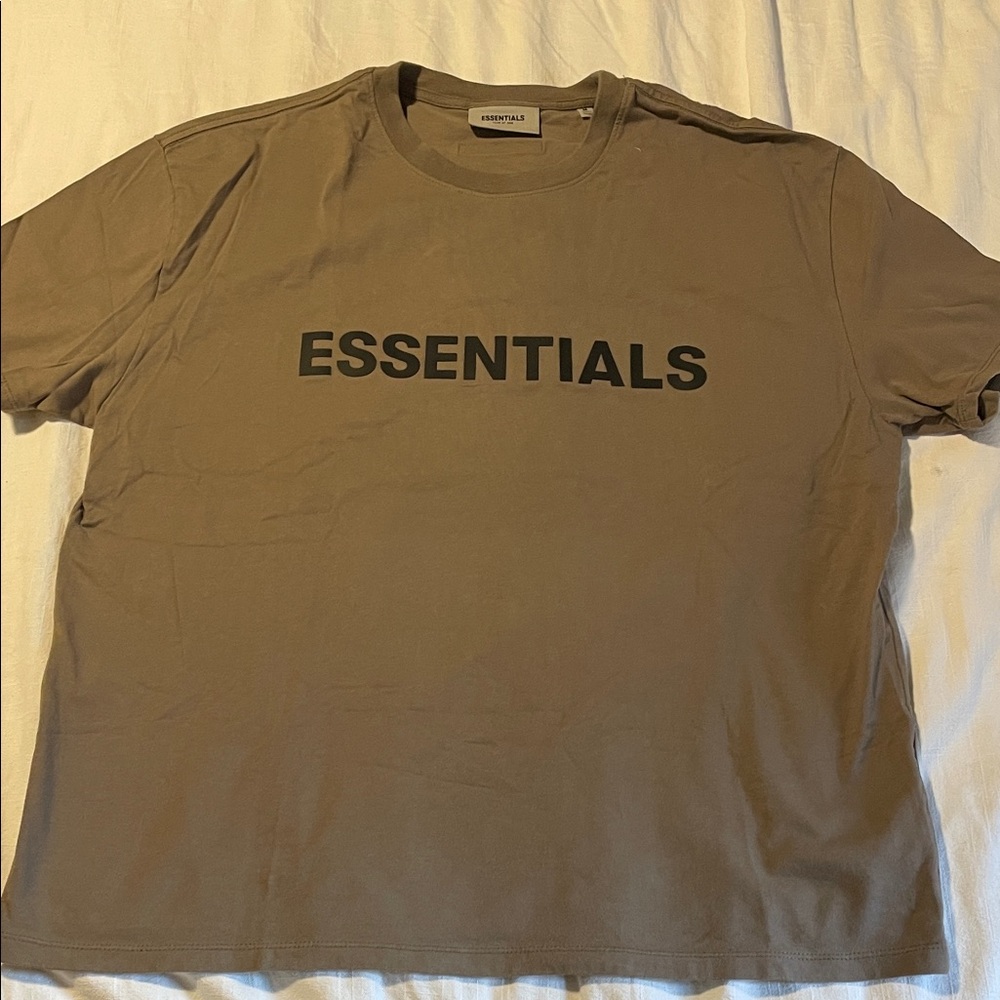Essentials Men's Brown Tee